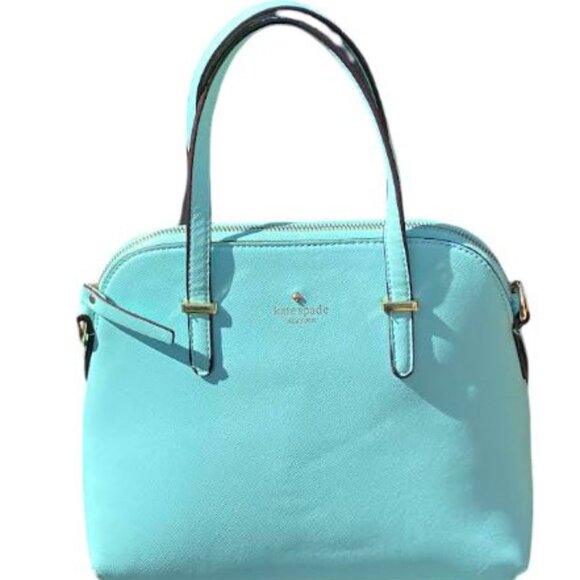 Kate Spade Cedar Street Maise Sky Blue Satchel EUC - Picture 1 of 9